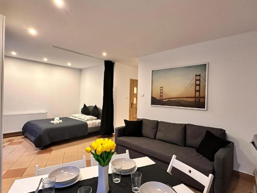 The M O D E R N C I T Y Spot Apartment Katowice Bagian luar foto